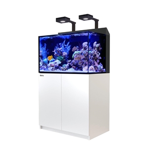 MAX® E - 260 LED (z 2 lampami ReefLED) - Biała szafka 