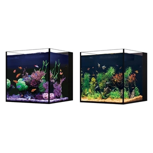 Desktop Cube z szafką w kolorze czarnym