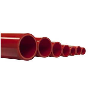 PVC pipe red per meter 20mm